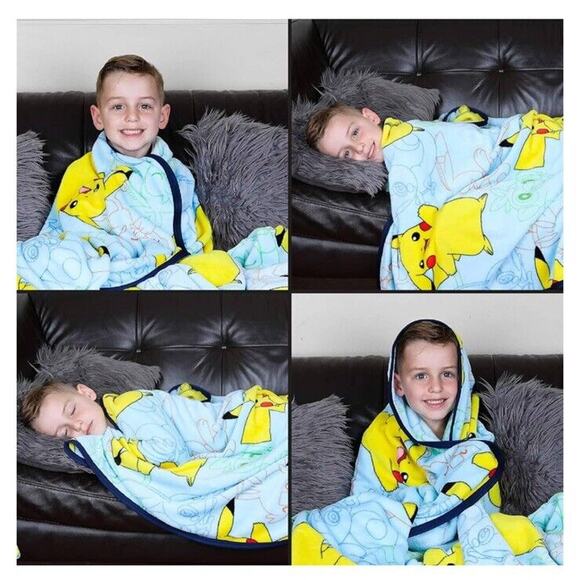 🔥Franco Kids Bedding Super Soft Plush Throw Blanket 62” x 90” Pokemon BNWT🔥 - Picture 2 of 6
